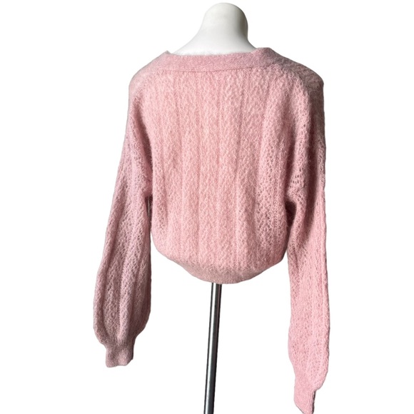 NWOT, Free People Amelia Alpaca Blend Cardigan, Sz S - Picture 6 of 13